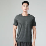 Sweat Wicking Shirt Quick-Drying T-shirt Men 'S Short-Sleeved Round Neck Sportswear