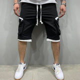 Men Sports Flex Shorts Summer Pocket Casual Shorts