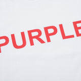 Purple Brand T Shirts Spring/Summer Letter Print Hip Hop Men's and Women's Loose Casual Short-Sleeved T-shirt