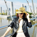 Cowgirl Hats Bohemian Hollow Western Cowboy Hat Women's Summer Hat