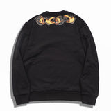 GVC Hoodie Dog Head Pattern Pure Cotton Loose Sweater Couple