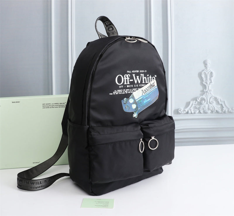 Off White Bag Casual Outdoor Convenient Tote Bag