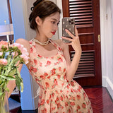 Marilyn Monroe Dress Vintage Floral Dress Women's Skirt
