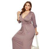 Nina Parker Black Dress Elegant Large Swing Dress High Elastic Dress