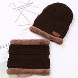 Men Winter Hats Autumn and Winter plus Pouch Cap Men's Knitted Hat