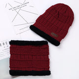 Men Winter Hats Autumn and Winter plus Pouch Cap Men's Knitted Hat