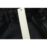 Kanye West Sunday Service Pant Fog Flocking Pants Drawstring Fleece Ankle-Tied