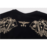 Boylondon T Shirt Plus size sports retro Casual Fashionable