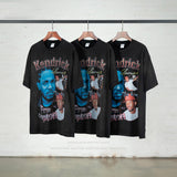 Preppy Aesthetic T Shirt Men's Clothing Summer Men's Short Sleeve
