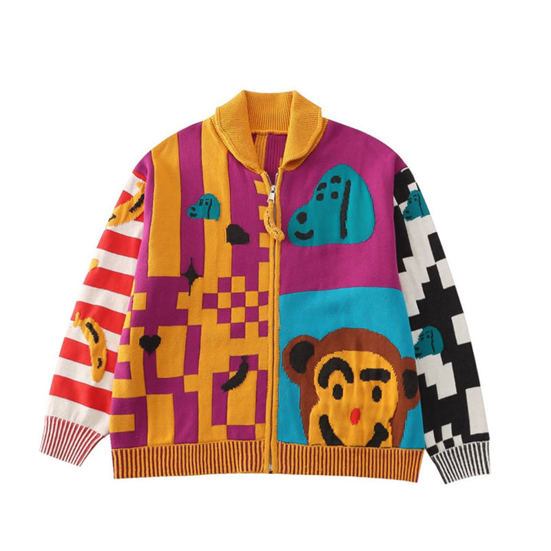 Baggy Jacket Loose Sweater Cardigan Coat Women