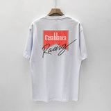 Rhude T Shirt Limited Rhude Casual Hip Hop Summer Loose round Neck