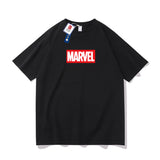 Marvel T Shirt Short Sleeve Iron Man Spider-Man T-shirt Men