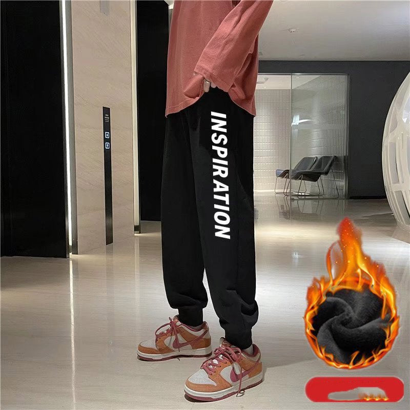 Men Pants Men's Pants Winter Loose Casual Pants Sports Sweatpants