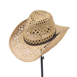 Cowgirl Hats Bohemian Hollow Western Cowboy Hat Women's Summer Hat