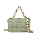 Sling Bags Autumn and Winter Chains Satchel Woven Shoulder Bag