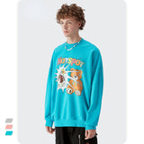 Preppy Aesthetic Sweatshirt Men's Autumn Retro Sweater