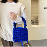 Sling Bags Striped Plaid One-Shoulder Crossbody Handbag