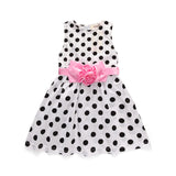 Girl Dress Summer Sleeveless Polka Dot Girls' Dress