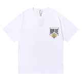 Rhude T Shirt Playing Cards Printed Hip Hop Men and Women Casual Loose