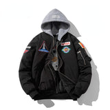 NASA Varsity Jacket Casual Coat Men's and Women's Embroidered Loose Baseball Uniform