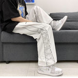 Men Pants Casual Pants Straight Loose Track Pants Spring and Autumn Summer