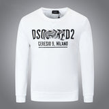 Dsq2 Hoodie DSQ Lian D2 Letter Print Sweatshirt Trendy Men's Autumn and Winter