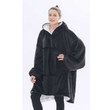 Hoodies Blankets Lambswool Double-Layer Large Size Home Casual Wear Lazy