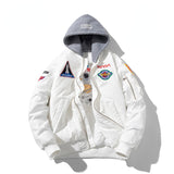 NASA Varsity Jacket Casual Coat Men's and Women's Embroidered Loose Baseball Uniform