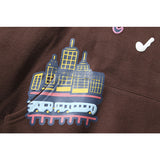 Cpfm Hoodie Male and Female Student Skull Embroidered Sweater