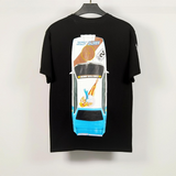 Cactus Jack McDonalds Shirt Travis Scott Cactus Jack Letter Puff Print Short Sleeve T-shirt