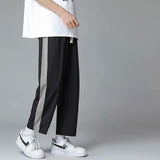 Men Pants Men's Summer Loose Straight Sports and Leisure Pants