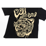 Boylondon T Shirt plus Size Sports Retro Pattern Printing