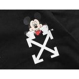 Cartoon Mickey Men and Women Short Sleeve Ow Donald Duck Loose Twill Couple Cotton Tshirt Owt t shirt