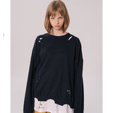 Preppy Aesthetic Sweatshirt Autumn and Winter Loose Vintage