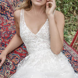 Bridesmaid Dress Autumn New Women's Sexy V-neck Backless Wedding Dress