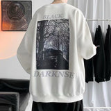 Men Sweatshirts round Neck Sweater Men's Spring and Autumn Loose Coat