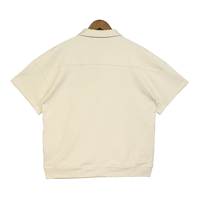 Rhude T Shirt Rhude Joint Name McLaren Embroidered Sports Casual Polo Shirt