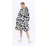 Hoodies Blankets Home Casual Wear Large Size Hooded Sweater Lazy Lambswool Double Layer