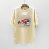 Rhude T Shirt Limited Rhude Casual Hip Hop Summer Loose round Neck