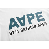 A Bath Ape Print T Shirt Casual Fashion Shark Print Couple Loose Sports