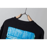 Pullover Sweatshirts Autumn And Winter Arrow Print Round Neck Long Sleeve Sweater Owt