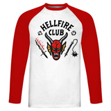 Stranger Things Hellfire Club T Shirt Printed Men's and Women's Long Sleeves T-shirt Autumn and Winter