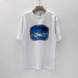 Rhude T Shirt Limited Rhude Casual Hip Hop Loose round Neck Short Sleeve T-shirt