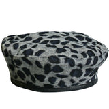 Leopard Fur Hat Autumn and Winter Beret