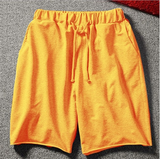 Men Sports Flex Shorts Solid Color Sports and Fitness Shorts Loose