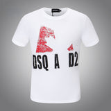 Dsq2 T Shirt DSQ Lian D2 Casual Sports Printed Short Sleeve Summer Men