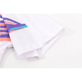 Boylondon T Shirt plus Size Sports Retro Training Casual Fashionable Purple Eagle