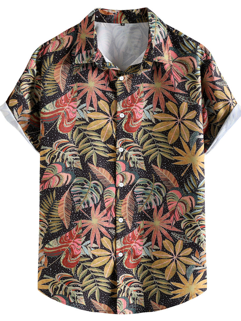 Men Hawaii Shirts Casual Shirt Men