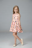 Girl Dress Spring/Summer Wide Hem Printed Princess Dress