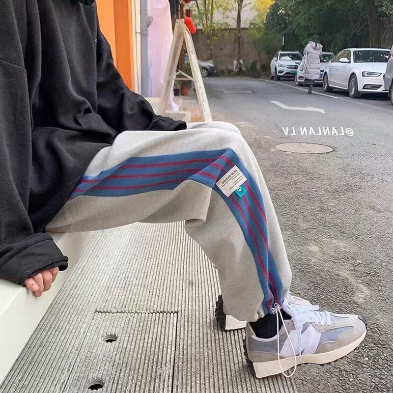 Men Pants Sweatpants Men Loose Track Pants Autumn